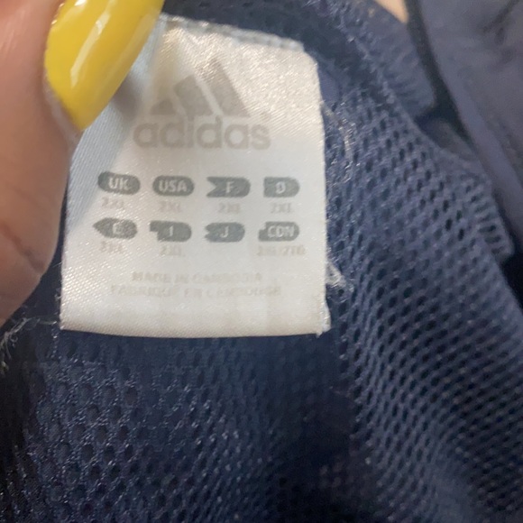 Adidas Blue jacket size 2x - Picture 2 of 8